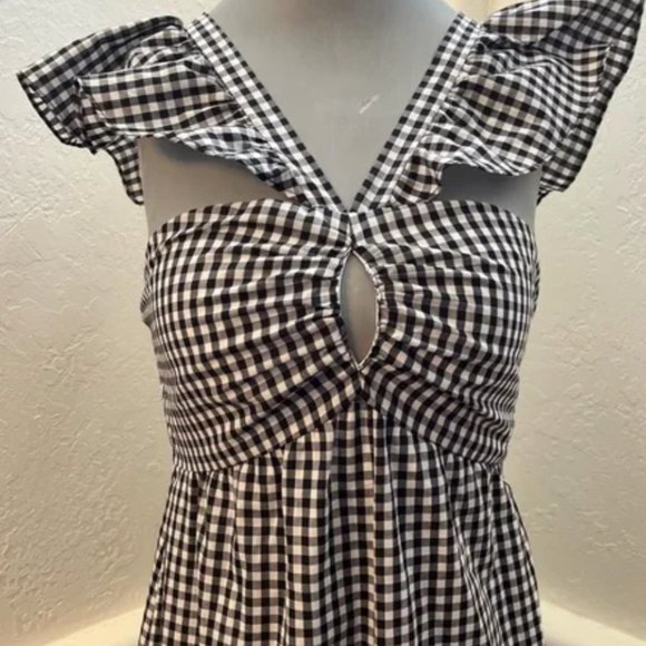 WAYF Gingham Dress new with tags in size Small - Picture 6 of 6